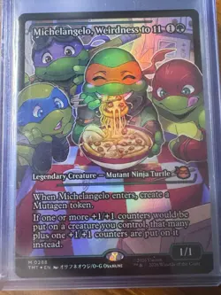 Michelangelo, Weirdness to 11 (Showcase) Teenage Mutant Ninja Turtles Foil - Image 1