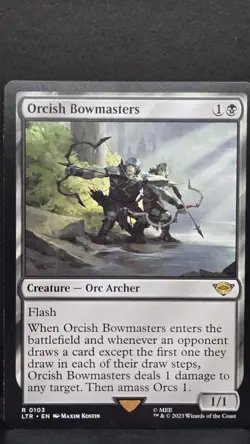 1x Orcish Bowmasters - LTR: Tales of Middle Earth Rare MTG NM - Image 1