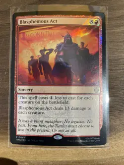Blasphemous Act (Surge Foil) Commander: Teenage Mutant Ninja Turtles Foil - Image 1