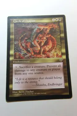 MTG Circle of Despair x1- -Mirage-Lightly Played - Image 1