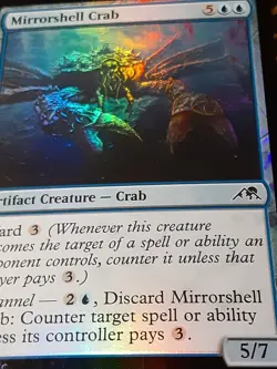 Mirrorshell Crab FOIL , Kamigawa Neon Dynasty , NM, MTG , FREE SHIPPING - Image 2