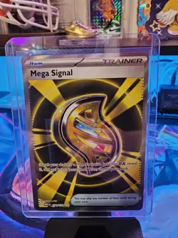 Mega Signal 171/132 Ultra Rare Gold Full Art Pokemon Mega Evolution NM Pack Frsh - Image 2