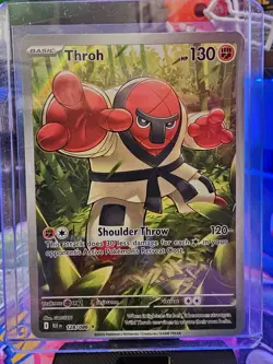 Pokemon TCG Throh 128/086 Illustration Rare Holo – SV Black Bolt Pokemon TCG NM - Image 2