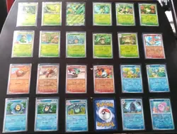 Pokemon Black Bolt Near Complete Base Master Set (28 Pokeballs) - 17 RH Missing - Image 2