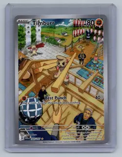 2024 Timburr - 183/167 - SV06: Twilight Masquerade Timburr Illustration Rare - Image 1