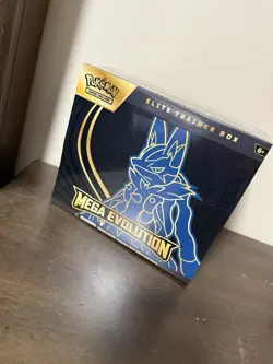 Pokemon TCG Mega Evolution Elite Trainer Box Lucario *NEW* *FACTORY SEALED* - Image 1