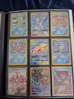 Rare Pokemon Card Lot, vault X binder included. All cards in sleeves. - Image 1