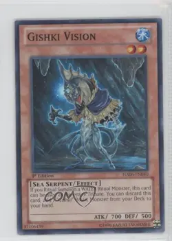 Gishki Vision 1st Ed. YuGiOh Hidden Arsenal 6: Omega Xyz #HA06-EN040 READ - Image 1