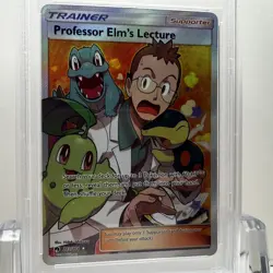 2018 Pokemon Sun & Moon Lost Thunder Professor Elm's Lecture #213/214 PSA 9 MINT - Image 4