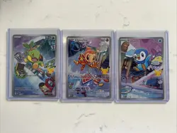 Pokemon First Partner Illustration Collection Series 1 Sinnoh Starters MEP 40-42 - Image 1