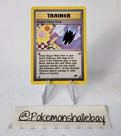 Koga's Ninja Trick 115/132 - Gym Challenge *NM* Uncommon Pokemon Card - Image 1