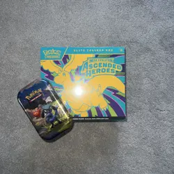Pokemon Mega Evolution Ascended Heroes ETB + Mini Tin Bundle Combo Promo SEALED - Image 1