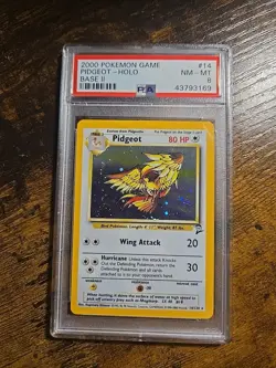 2000 Pokemon Base Set 2 - #14 Pidgeot Holo - PSA 8 - Image 1