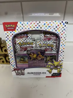 Alakazam Ex Collection Box Scarlet & Violet 151 Pokemon 2023 Factory Sealed - Image 1