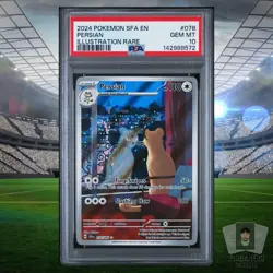 Persian IR 2024 Pokemon S&V Shrouded Fable SFA English #078/064 PSA 10 GEM MINT - Image 1