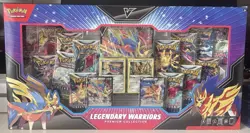 Legendary Warriors Premium Collection Box New Sealed 14 Pokemon Packs + Promos - Image 1