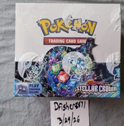 Pokemon TCG: Stellar Crown SV07 Booster Box Factory Sealed - Image 1