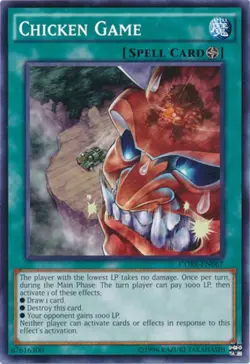 1x (EX) Chicken Game - CORE-EN067 - Common - Unlimited Edition YuGiOh - Image 1