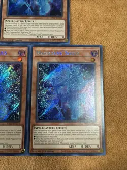 🔥 3x YUGIOH Magicians' Souls RA02-EN014 SECRET RARE PLAYSET NM 1ST EDITION - Image 4