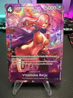 2025 One Piece VINSMOKE REIJU #OP12-063 Legacy Of The Master Alt. Art SR English - Image 1