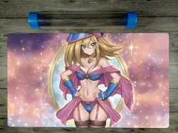 Ygomat Dark Magician Girl Trading Card Game Playmat TCG Mat Free Best Tube / Bag - Image 1