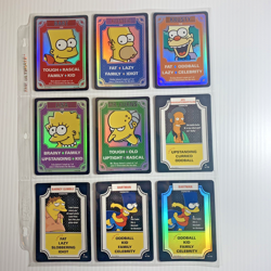 The Simpsons TCG Trading Card Game Complete Set w/ 43 Foils - 199 Cards WotC - Image 2