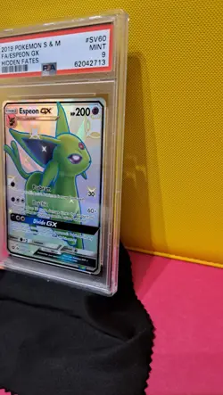 Pokemon TCG SV60/SV94 Espeon GX Full Art Rare Card PSA 9 Hidden Fates - Image 2