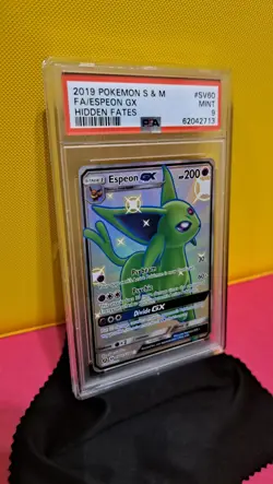 Pokemon TCG SV60/SV94 Espeon GX Full Art Rare Card PSA 9 Hidden Fates - Image 3
