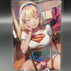 Super Girl Kara Zor-El Anime Waifu Card Doujin ACG Goddess Holo - Image 2
