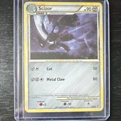 Pokemon Scizor Holo Rare Undaunted Stage 1 HP90 7/90 English TCG Card - Image 1