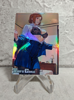 Nobara Trading Card Waifu Goddess Story Anime Girl holo Karte Manga Full Art - Image 1