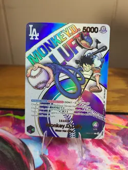 !PROXY CARD! ONE PIECE MONKEY D LUFFY LA DODGERS PROMO 010 - Image 1