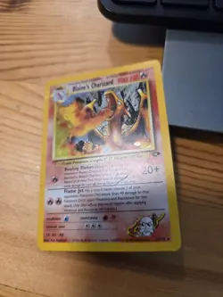 Blaine’s Charizard Holo 2/132 Gym Challenge Rare Pokemon Card – Vintage WOTC... - Image 3