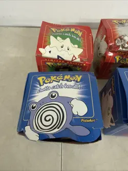 Full Set Of 6, 23K Gold Plated 1999 Burger King Pokemon Trading Cards - Image 2