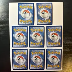 8 Pokemon Fire / Mixed V Card Lot - Image 2
