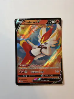 8 Pokemon Fire / Mixed V Card Lot - Image 4