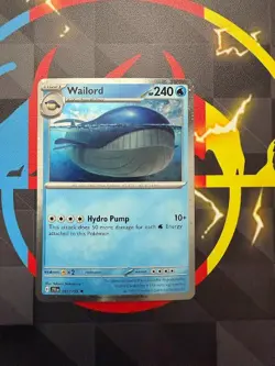 Wailord 041/159 Cosmos Holo Pokemon Card TCG Journey Together - Image 1