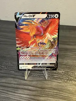 Pokemon TCG Ho-Oh v Silver Tempest Holo Ultra Rare Card 140/195 Mint Condition - Image 1