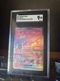 Pokemon Mew EX Promo Holo Scarlet & Violet 053 SGC 9 2023 Graded Card - Image 1