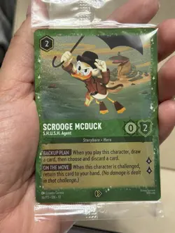 Disney Scrooge Mcduck-S.H.U.S.H. Agent Promo Foil Card 36/P3 Lorcana TCG - Image 3