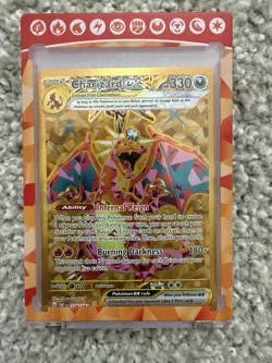 Charizard ex Full Art Rare Holo SV03 Obsidian Flames Pokemon Card 228/197 - Image 1