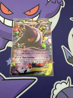 Pokemon Gengar EX Holo Ultra Rare TCG Card Phantom Forces 34/119 (HP) - Image 1