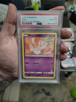 Mew Battle Academy 32/68 PSA 10 GEM MINT - Pokemon Card 2020 - Image 1