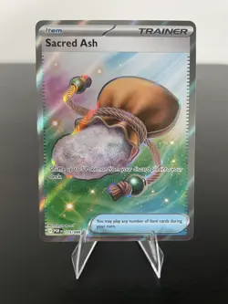 Sacred Ash 115/088 - Perfect Order Ultra Rare Pokemon Trainer Card NM - Image 1