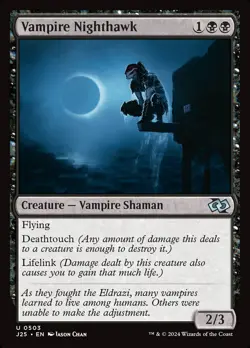 MTG Vampire Nighthawk ** Foundations Jumpstart ** English (NM) - Image 1