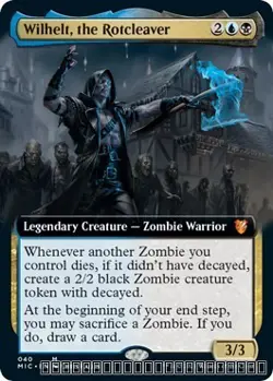 Wilhelt, the Rotcleaver (Extended Art) [MIC - 40] - DM [Normal] TCG MTG - Image 1
