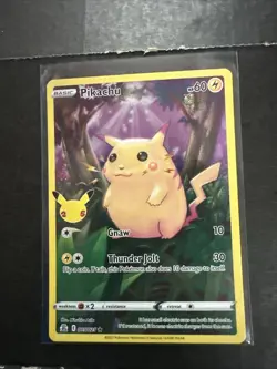 Pokemon TCG Celebrations Pikachu Holo Rare Card 005/025 NM/Mint Condition - Image 1