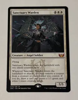 MTG Sanctuary Warden - Streets Of New Capenna LP - Image 1