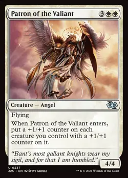 MTG Patron of the Valiant ** Foundations Jumpstart ** English (NM) - Image 1