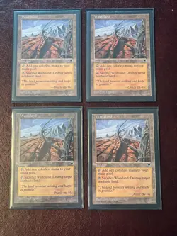 MTG Wasteland Playset 4x Tempest Magic The Gathering LP - Image 1